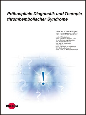cover image of Prähospitale Diagnostik und Therapie thrombembolischer Syndrome